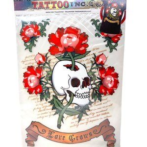 Tattoo Inc. Love Grows Iron-On Transfer